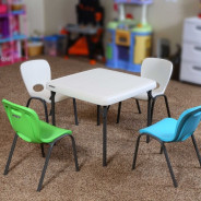 HDPE klaptafel 4 kinderen
