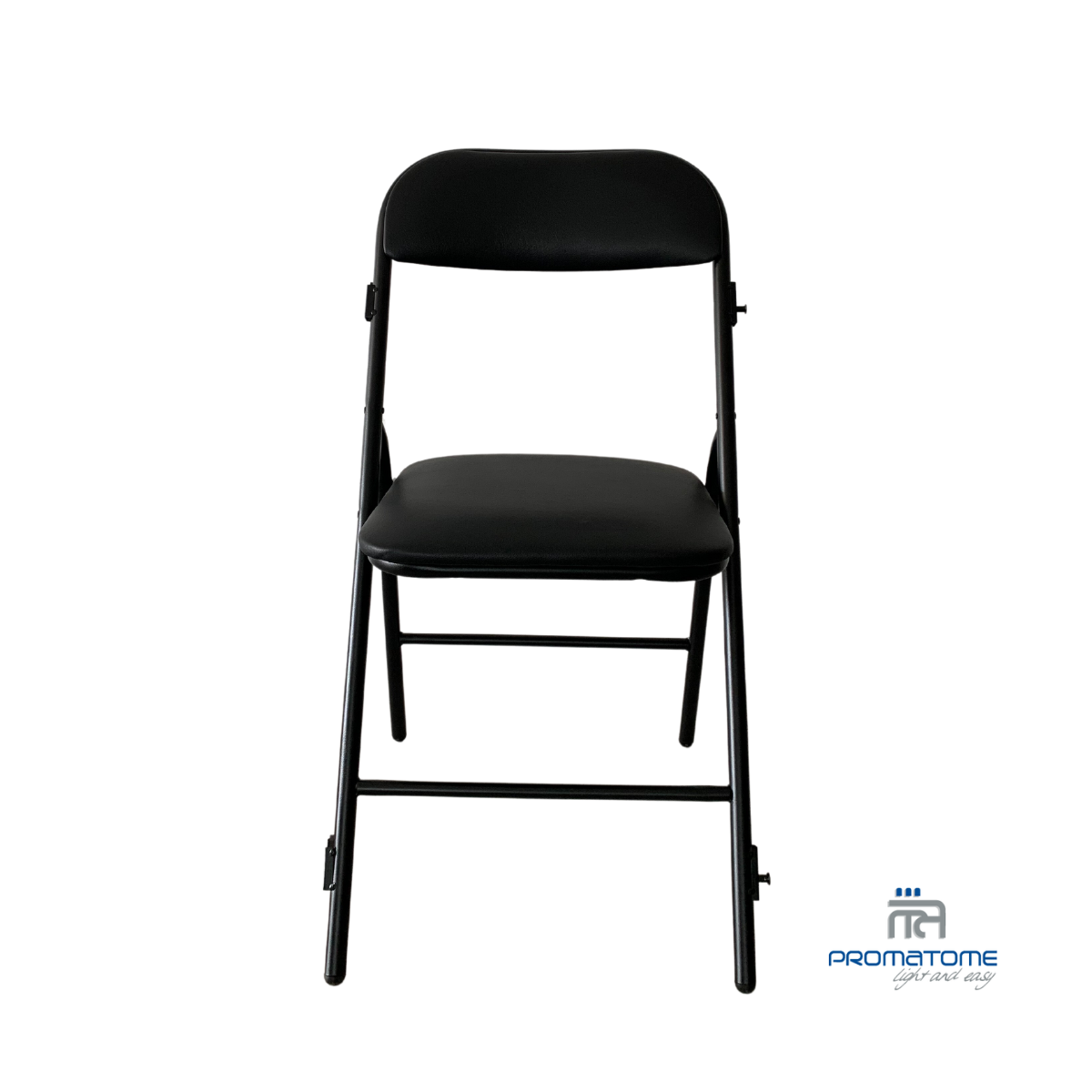 Chaise pliante rubis M1 PU noir