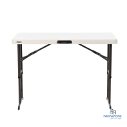 Table pliante rectangulaire beige HDPE