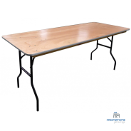 Table plywood rectangulaire en okoumé furnitrade
