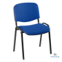 Chaise Empilable ISO tissu M1 Accrochable bleue