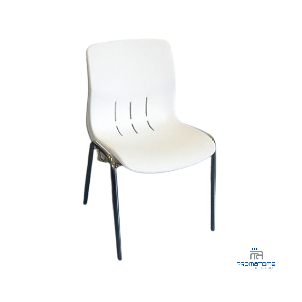 Chaise empilable Kaline M4 blanc